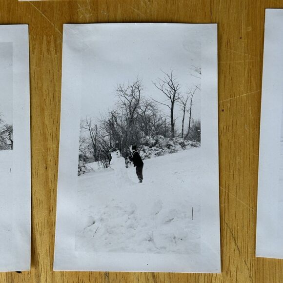 1940 Photos x6 Winter Snow Storm Charter Oak Clubhouse Greenbrier Rd Gopher Film - Picture 4 of 9